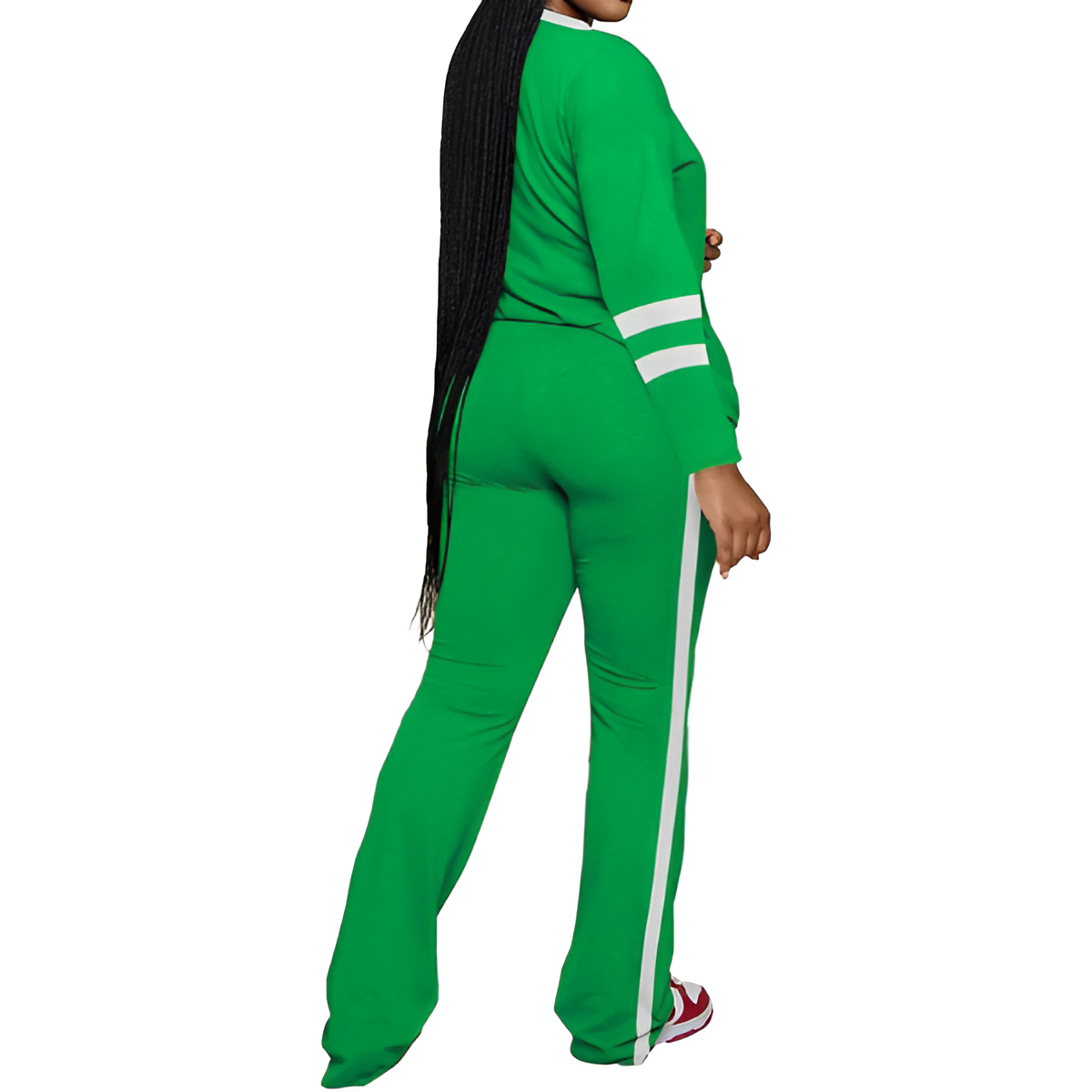 Two Piece Lounge Sets For Women With Long Sleeve Casual Top And Flare Pants - Image 49