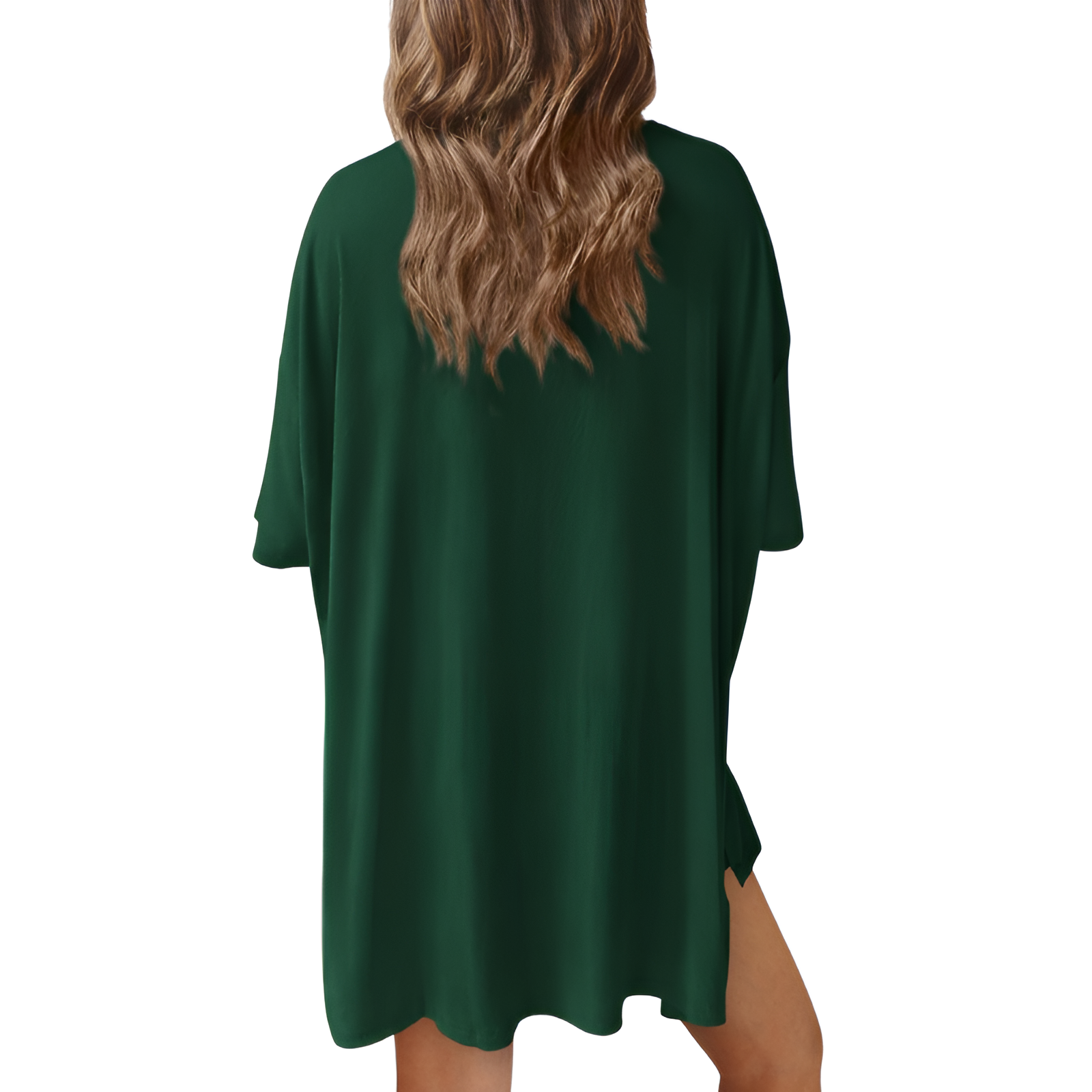 Two Piece Lounge Sets For Women With Oversized T Shirt And Biker Shorts - Image 12