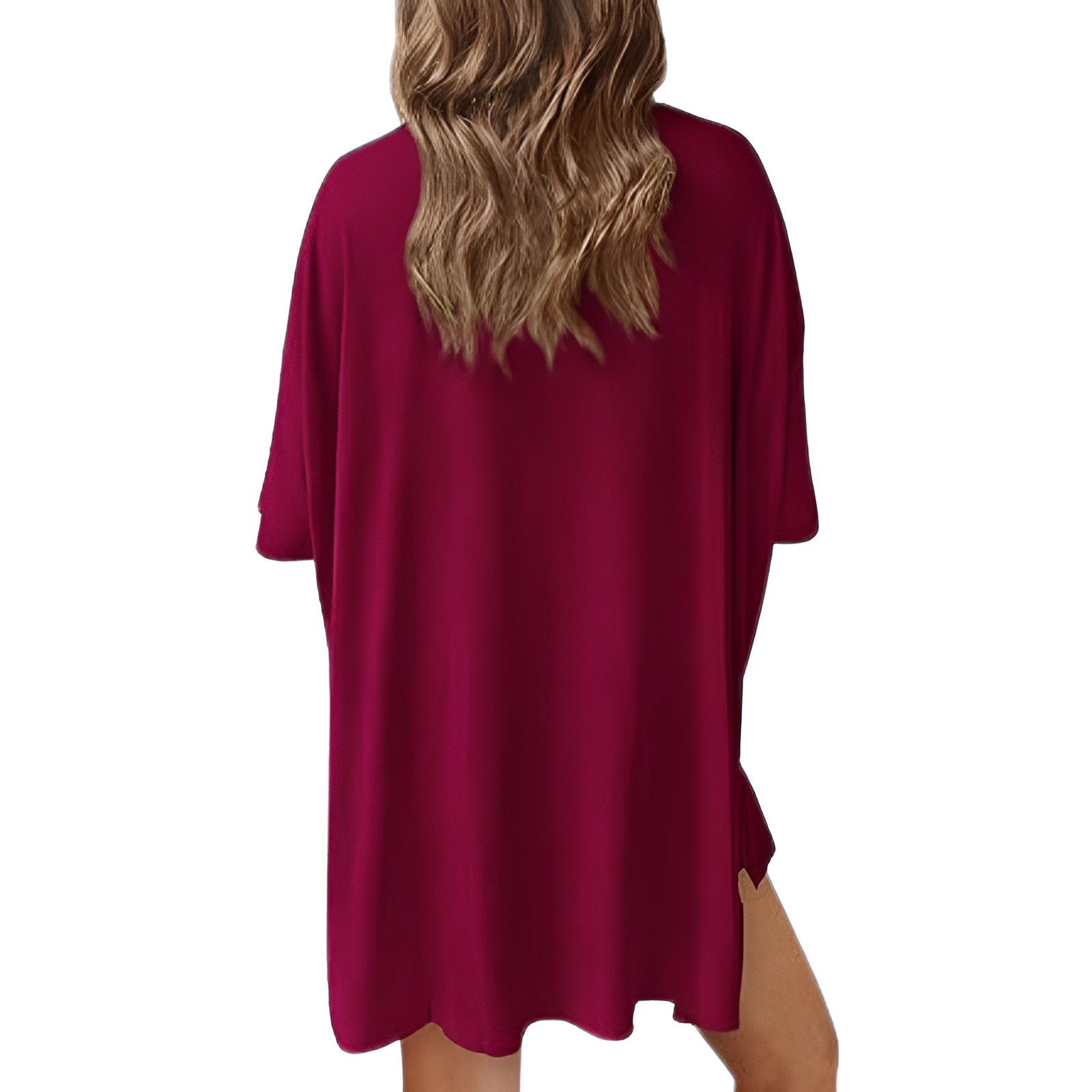 Two Piece Lounge Sets For Women With Oversized T Shirt And Biker Shorts - Image 9