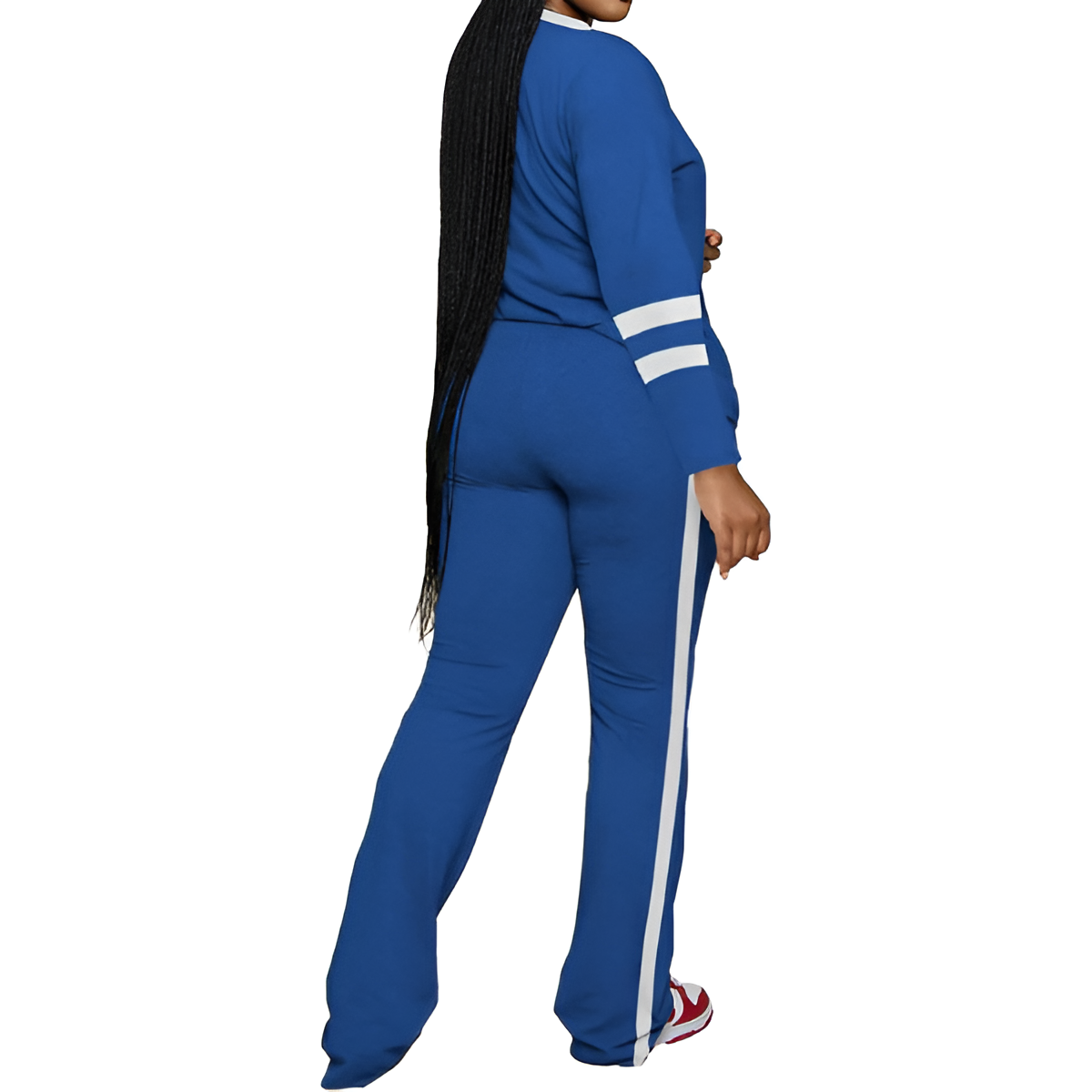 Two Piece Lounge Sets For Women With Long Sleeve Casual Top And Flare Pants - Image 33