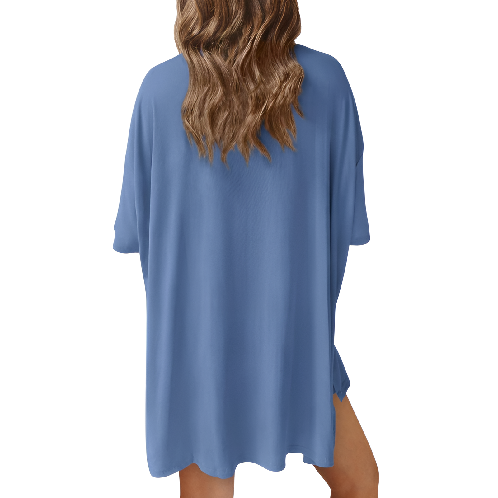Two Piece Lounge Sets For Women With Oversized T Shirt And Biker Shorts - Image 22