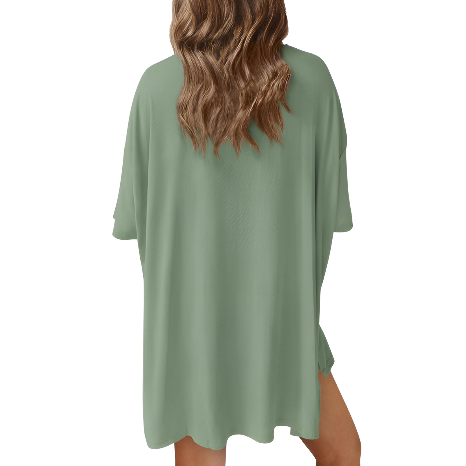 Two Piece Lounge Sets For Women With Oversized T Shirt And Biker Shorts - Image 47