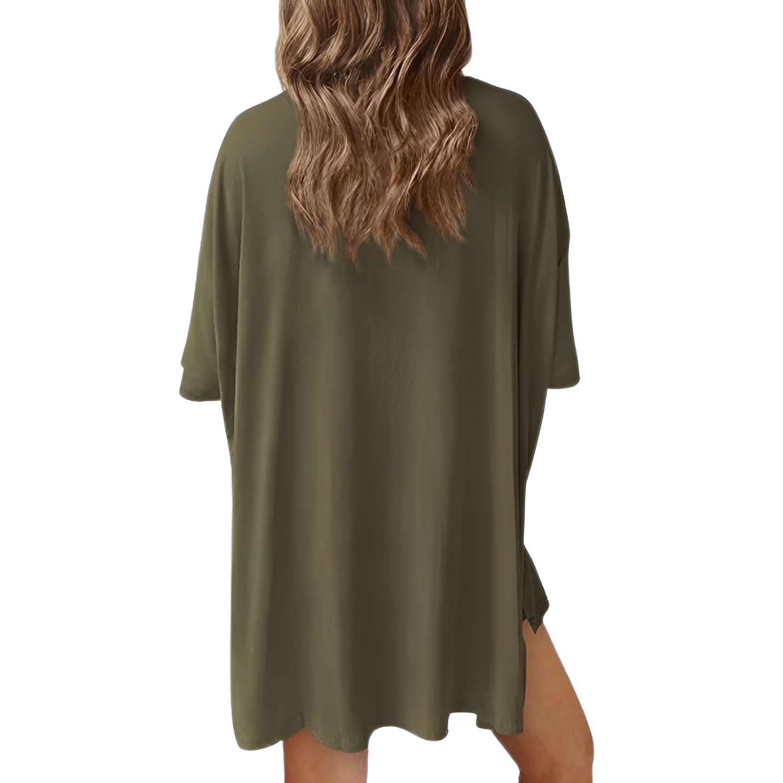 Two Piece Lounge Sets For Women With Oversized T Shirt And Biker Shorts - Image 43