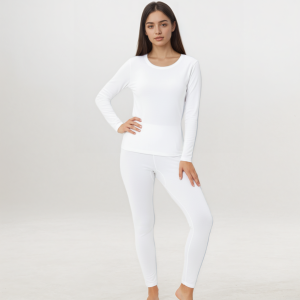 Lightweight Long Johns Base Layer Pajamas Warm Top And Bottom For Women