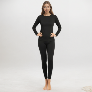Pack Of 2 Thermal Underwear Set With Top And Bottom For Women