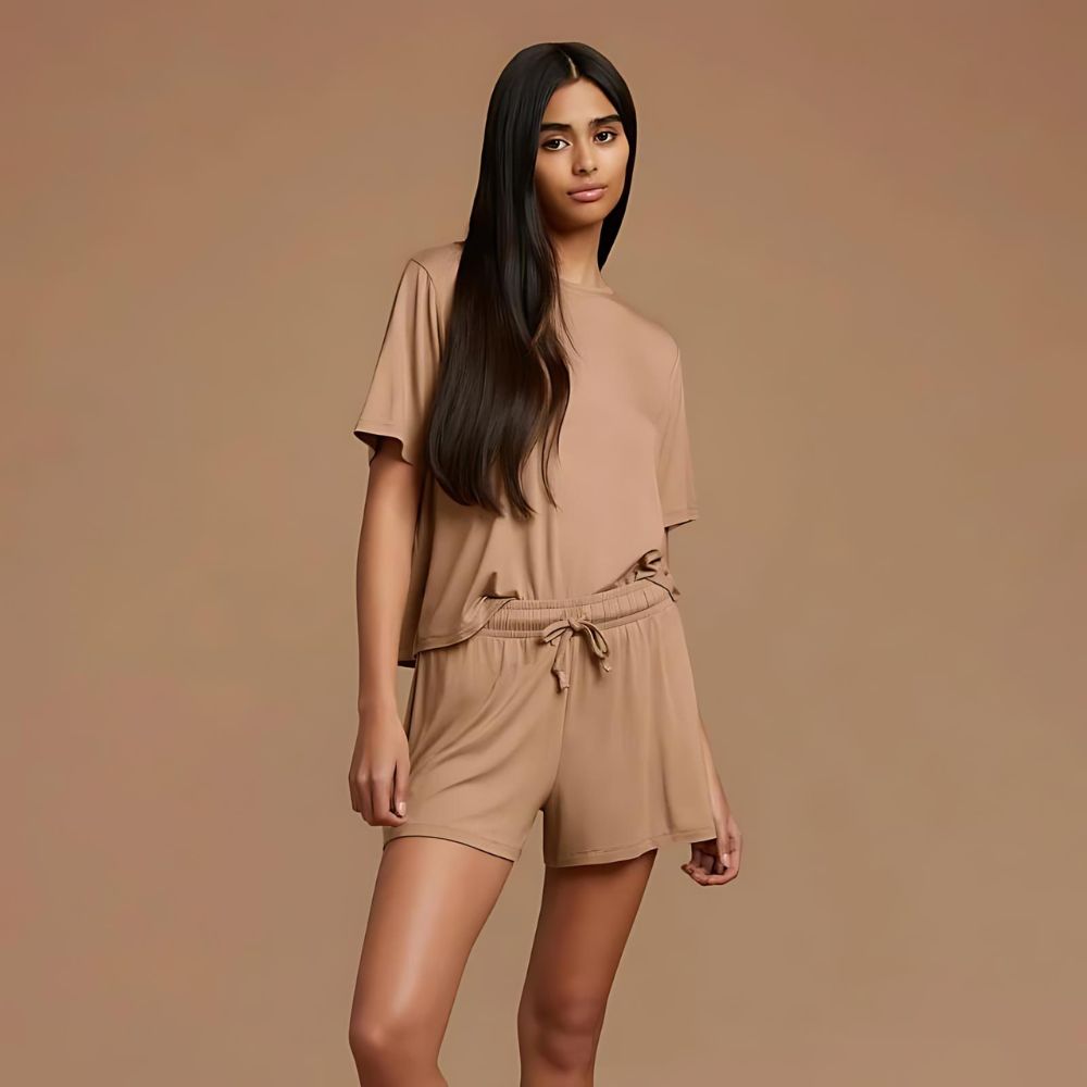 Serene Sleep Pajama Shorts Set - Image 9