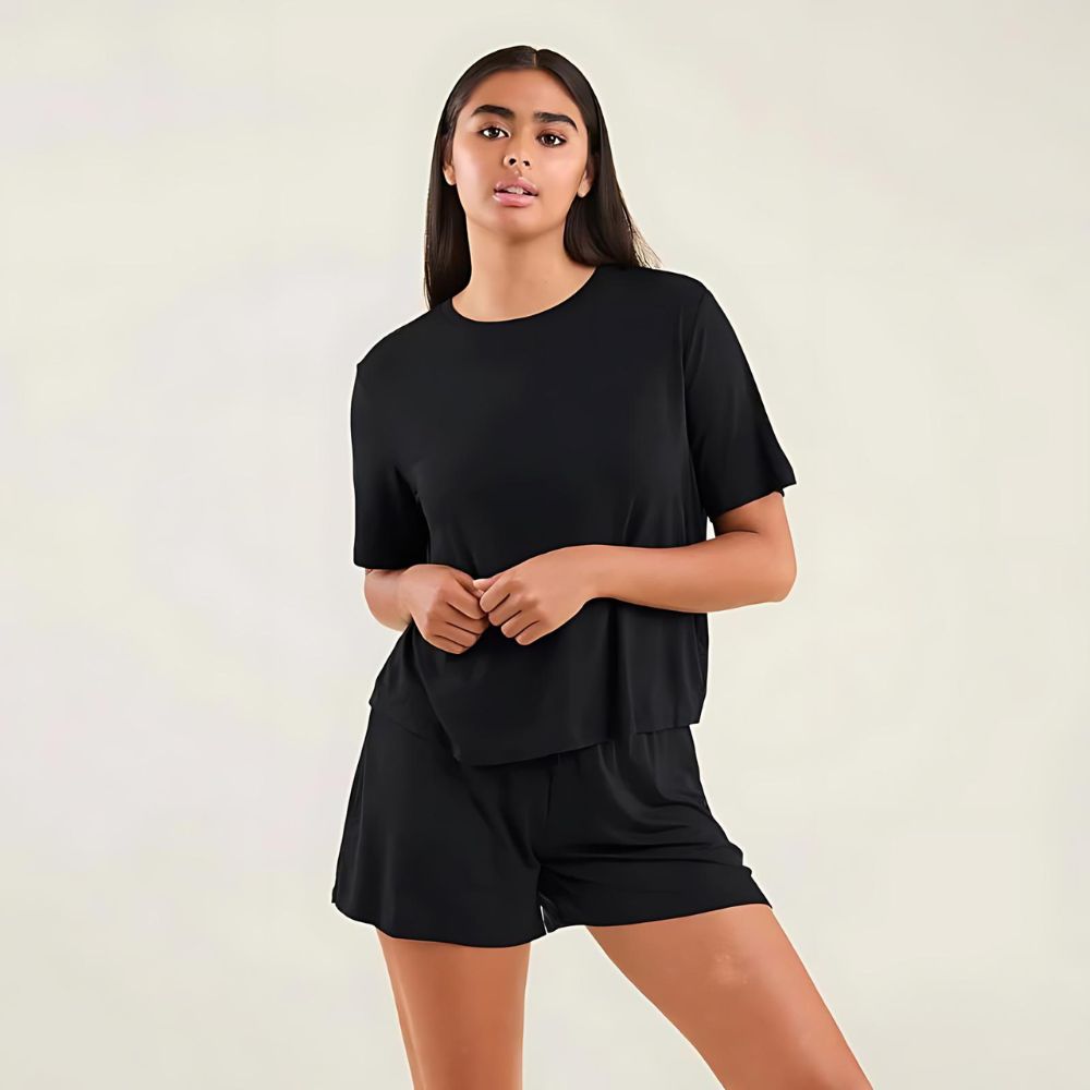 Serene Sleep Pajama Shorts Set - Image 4