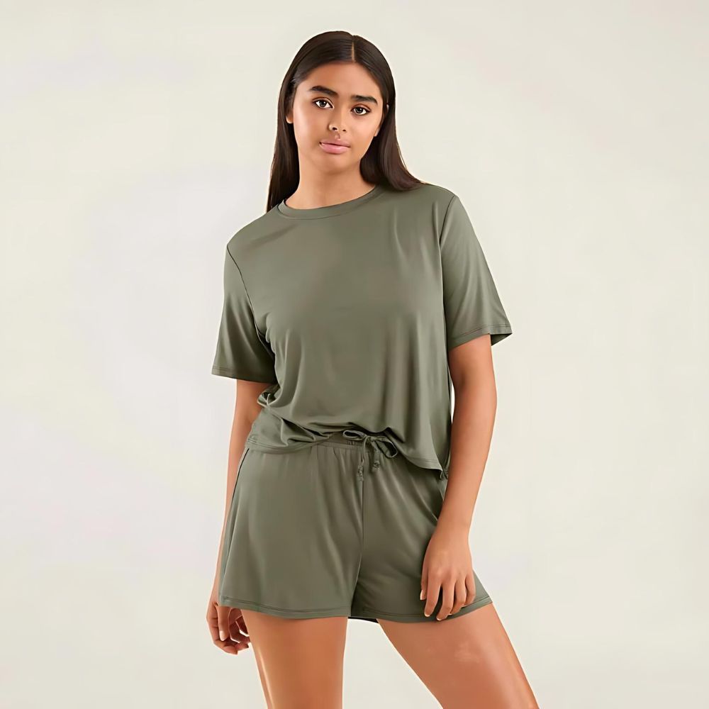 Serene Sleep Pajama Shorts Set - Image 5