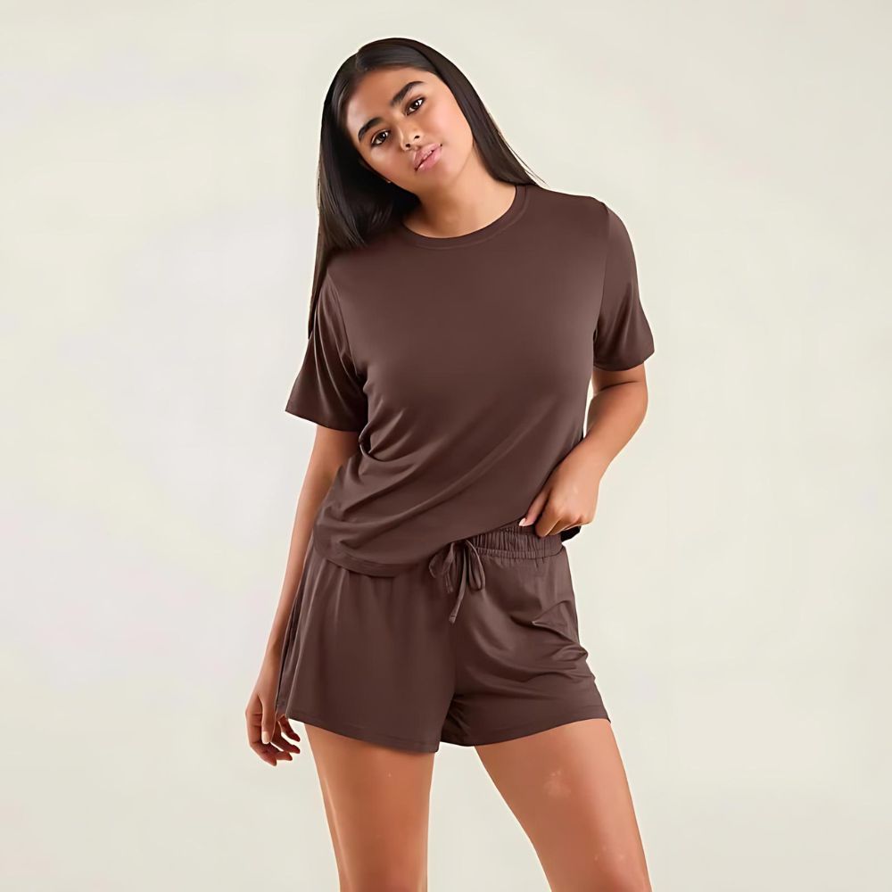 Serene Sleep Pajama Shorts Set - Image 8