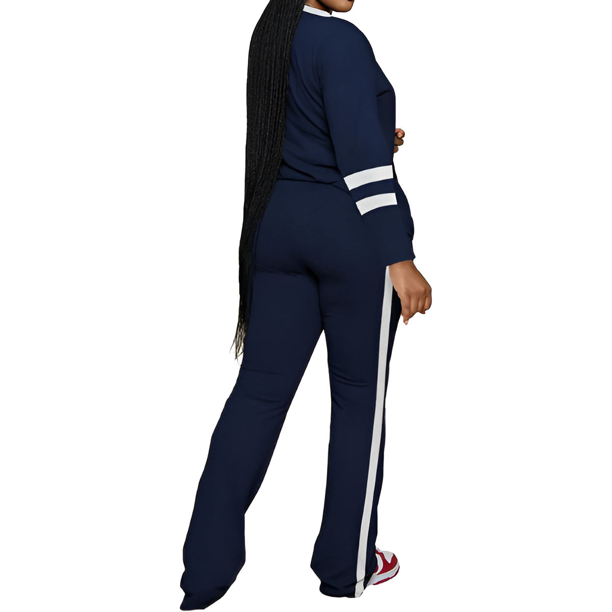 Two Piece Lounge Sets For Women With Long Sleeve Casual Top And Flare Pants - Image 45